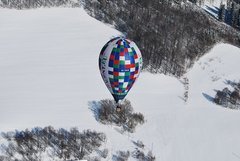 Zimní expediční let balónem přes Beskydy