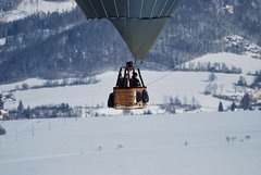 Zimní expediční let balónem přes Beskydy