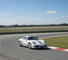 Jízda v Porsche Cayman S na závodním okruhu Slovakiaring