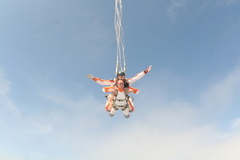 Tandemový seskok Prostějov z výšky 3 000 metrů