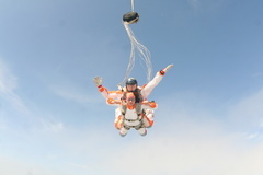 Tandemový seskok Prostějov z výšky 3 000 metrů