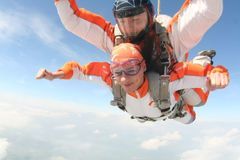 Tandemový seskok Prostějov - let