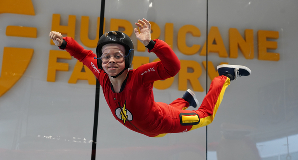 Větrný tunel pro děti - indoor skydiving