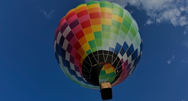 Let balónem nádrž Nové Mlýny