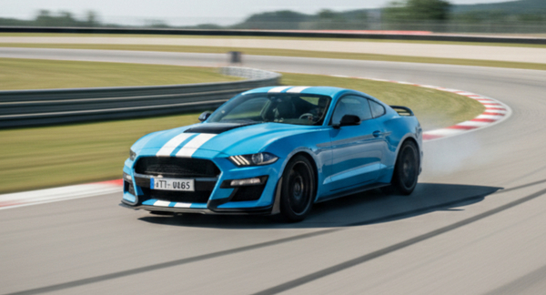 Jízda ve Ford Mustang GT500 Paket na okruhu Steel Ring Třinec